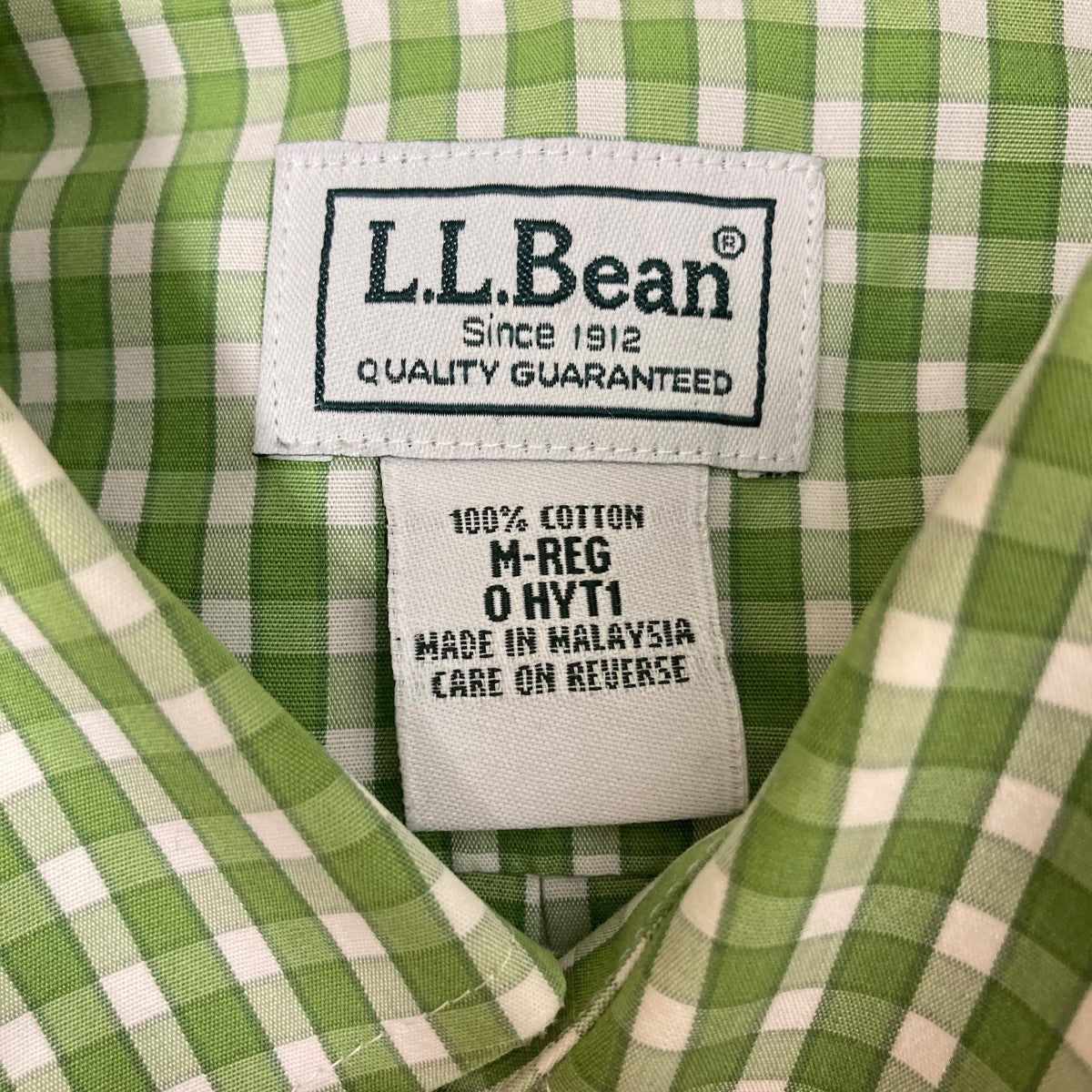 L．L．Bean 半袖チェックシャツ 古着・中古-5枚目のアイテム画像