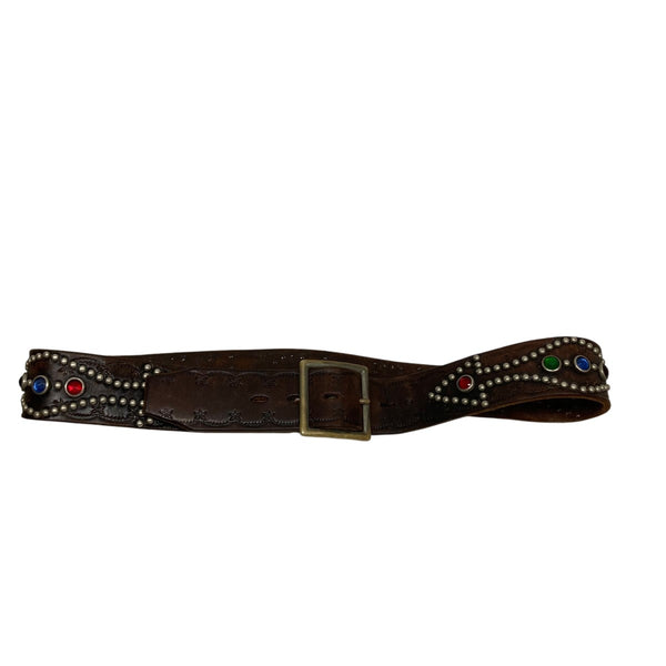 HTC×RATS レザービジューベルト ブラウン サイズ 34｜【公式】カインド