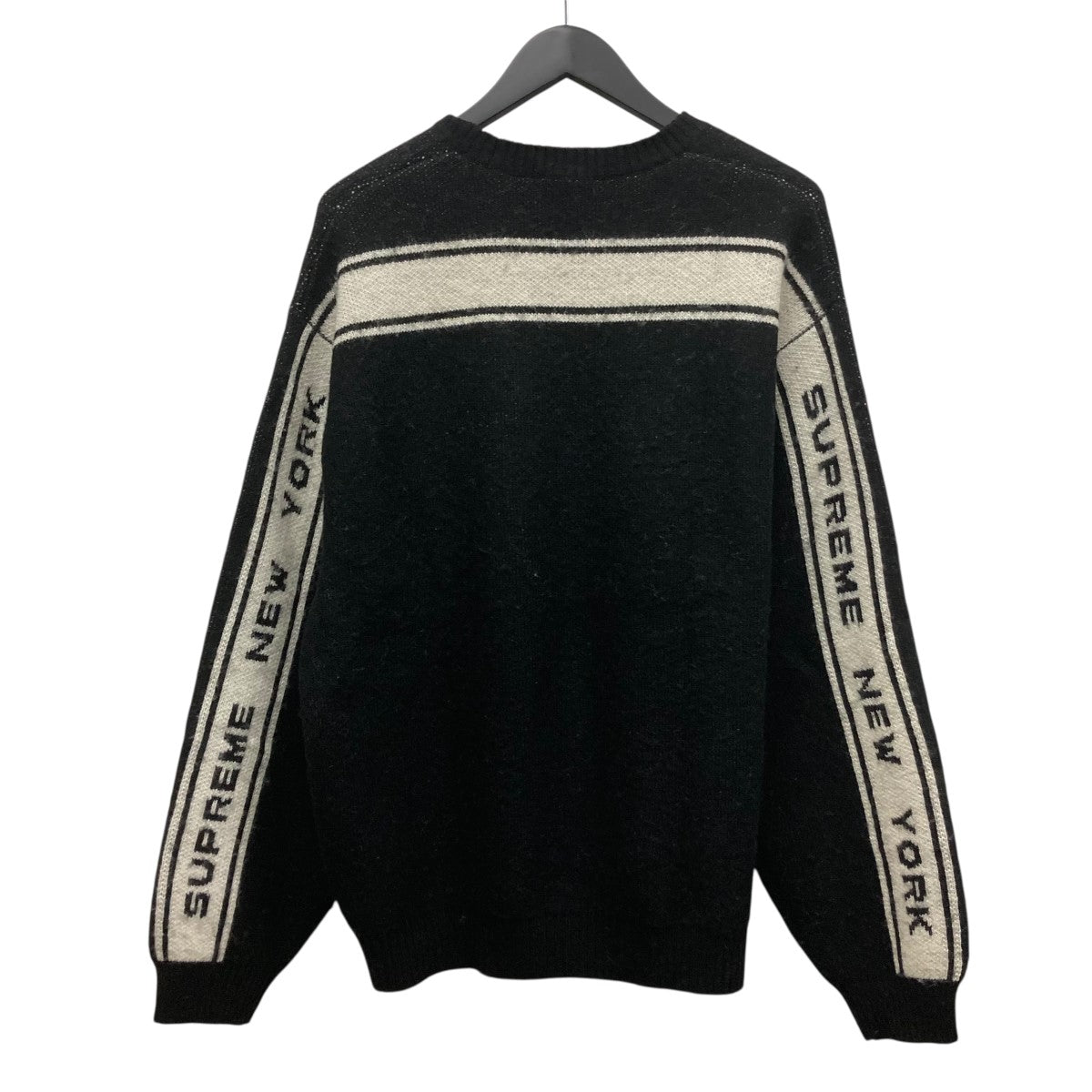 Supreme ニット　セーター M シュプリーム　ブラック Supreme 新品 シュプリーム SUPREME Raised Logo Sweater ニット