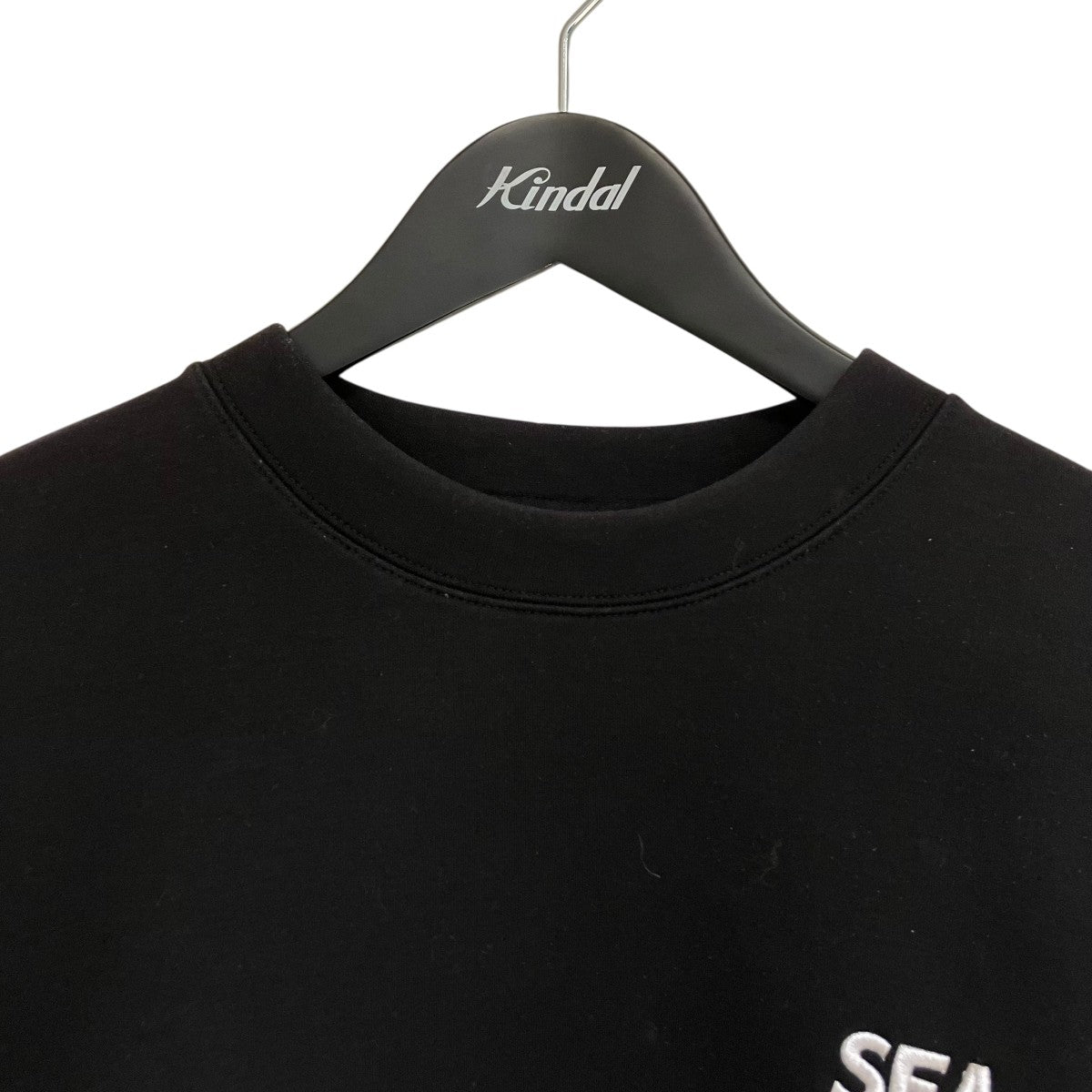 WIND AND SEA スウェットWDS-SEA-Q2-01 WIND AND SEA◇スウェット/L/コットン/WHT/無地/WDS-SEA-Q2-01