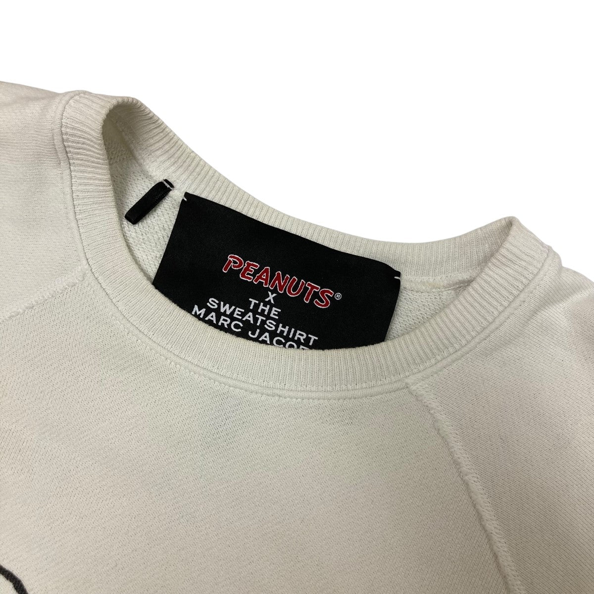 MARC JACOBS×PEANUTS クルーネックスウェット ホワイト サイズ