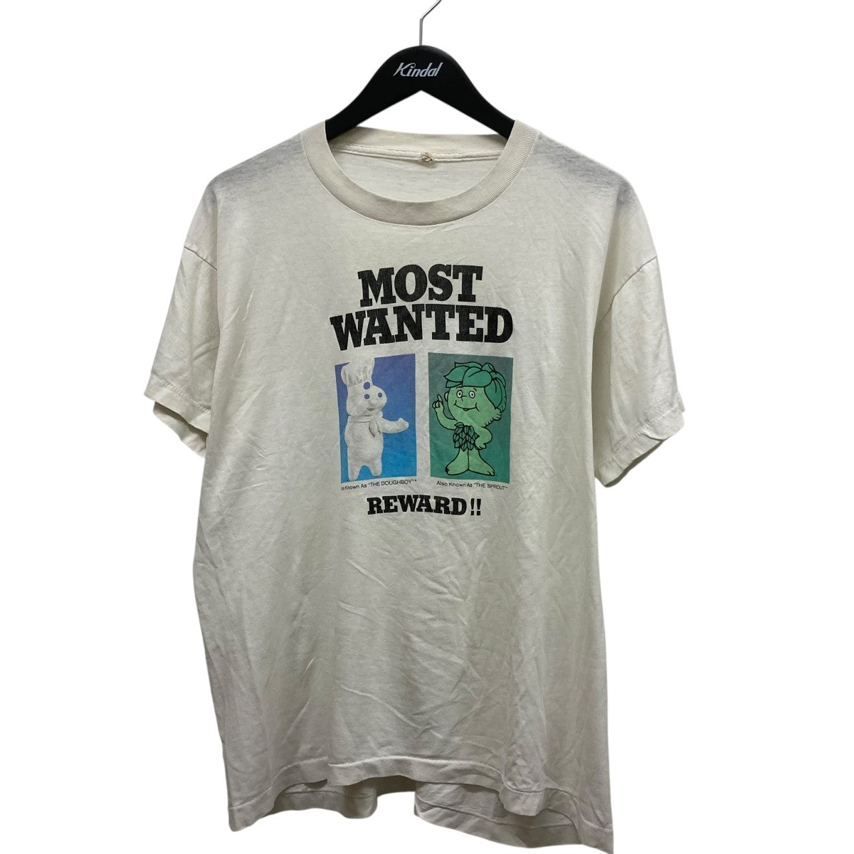 80’s Doghboy and sproutプリントTシャツ