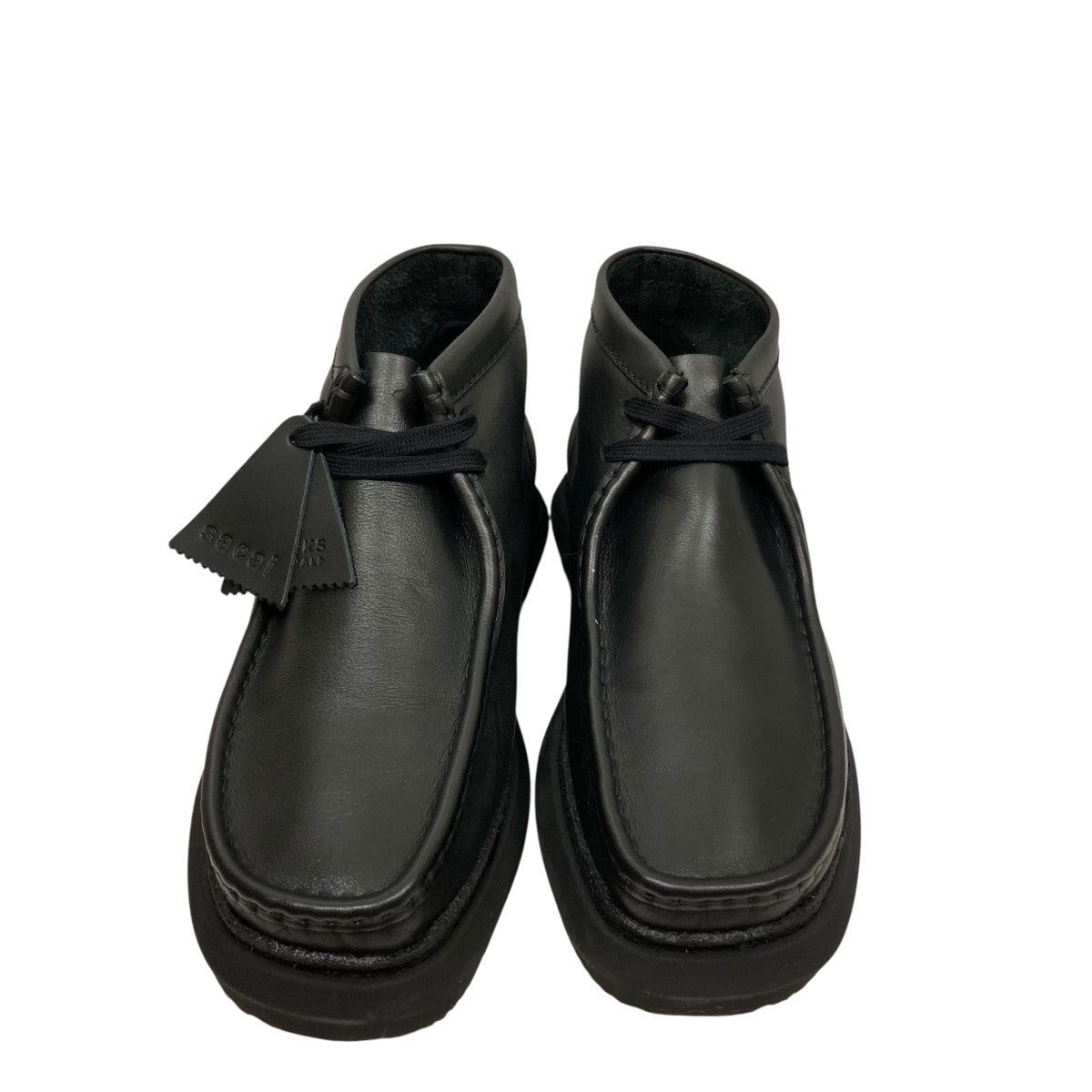 CLARKS×sacai 23SSHybrid Wallabeeレザーワラビーシューズ23