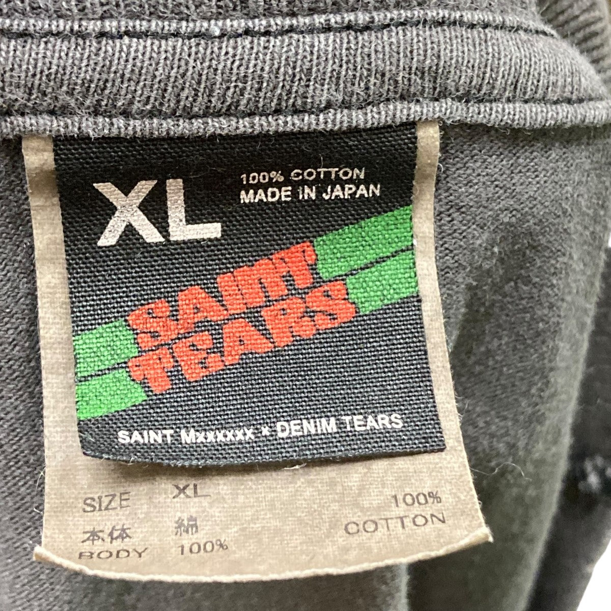 X DENIM TEARS SS TEE ST TEARSプリント半袖カットソーSM-YS1-0000-C45