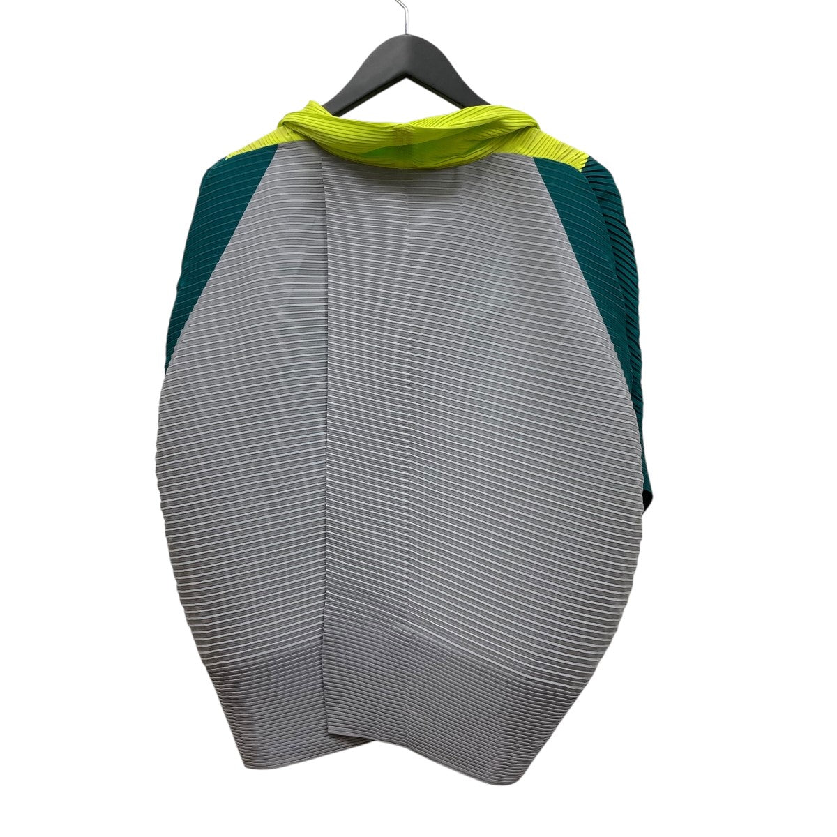 ISSEY MIYAKE プリーツ　長袖　グリーン　Mサイズ　透け感 FINE KNIT PLEATS COLOR 2 – isseymiyake.com