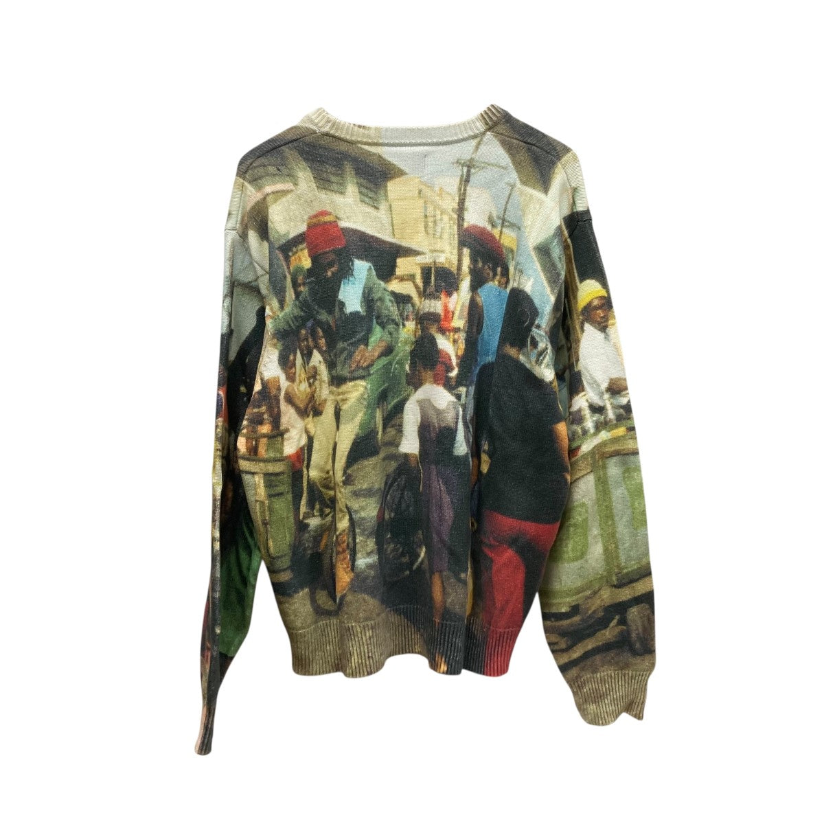 stussy(ステューシー) Peter Tosh Print Sweater総柄ニット
