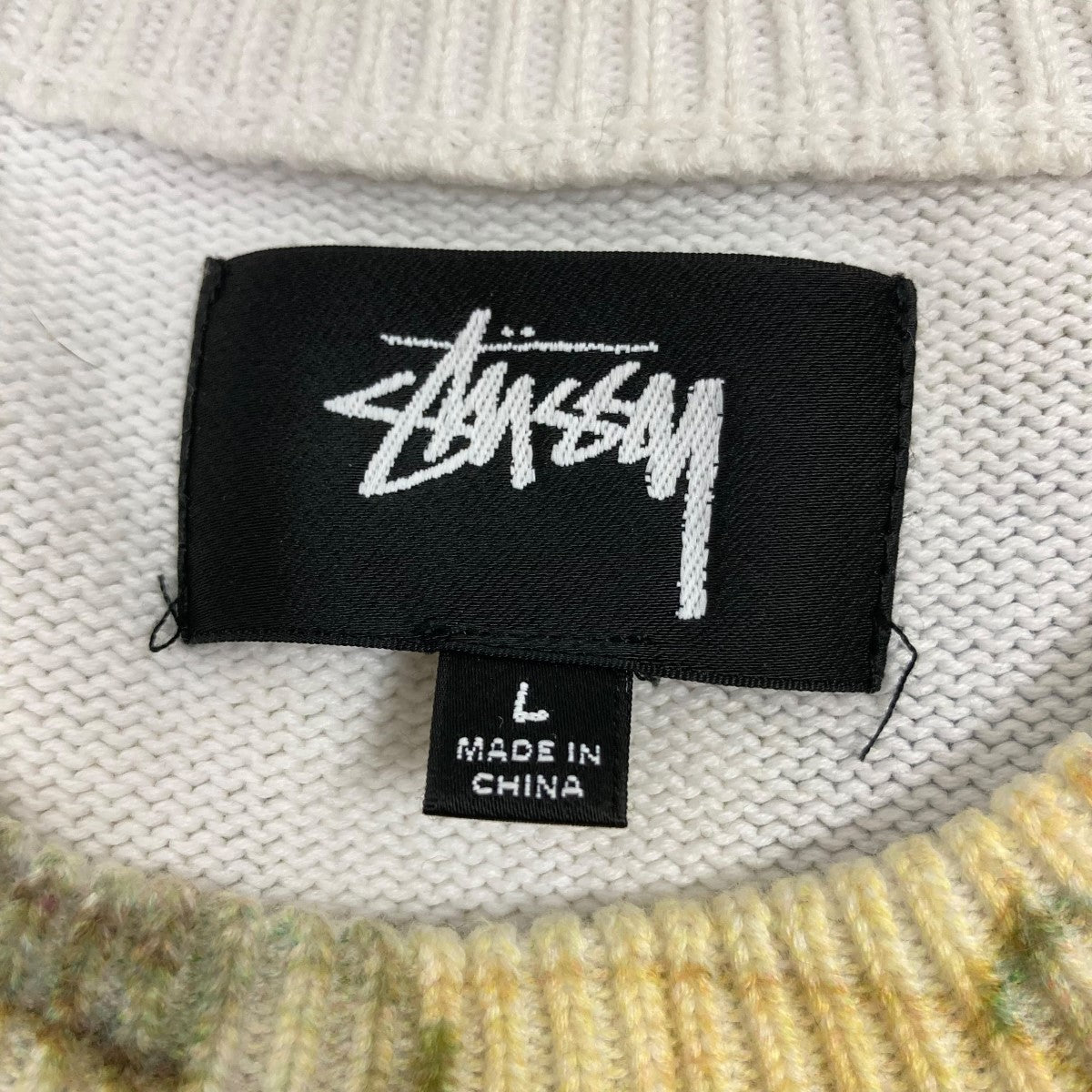 stussy(ステューシー) Peter Tosh Print Sweater総柄ニット