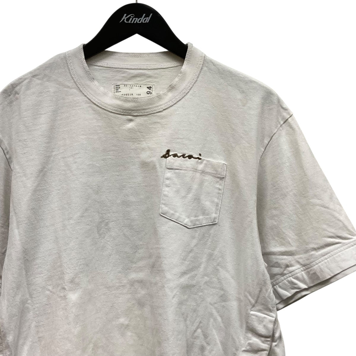 【美品】sacai × Dr.woo 半袖シャツ サイズ2 中古・古着通販】sacai (サカイ) 半袖シャツ ブラック サイズ:M