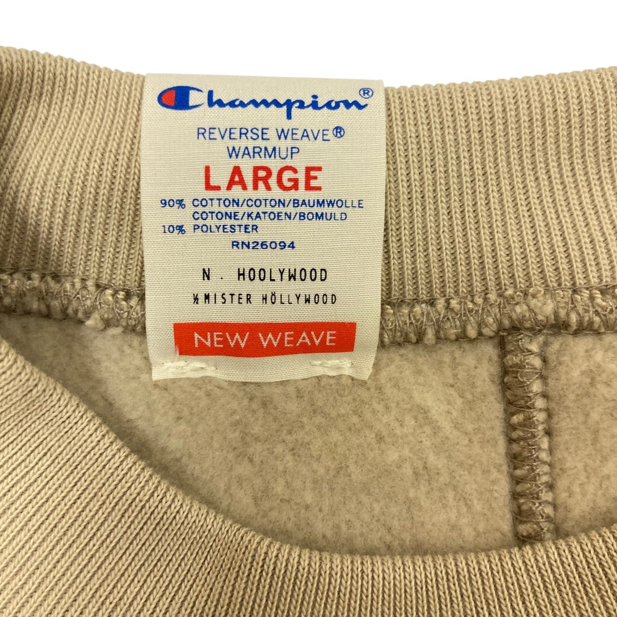 Champion×N．HOOLYWOOD クルーネックスウェットC8-Z017 C8-Z017