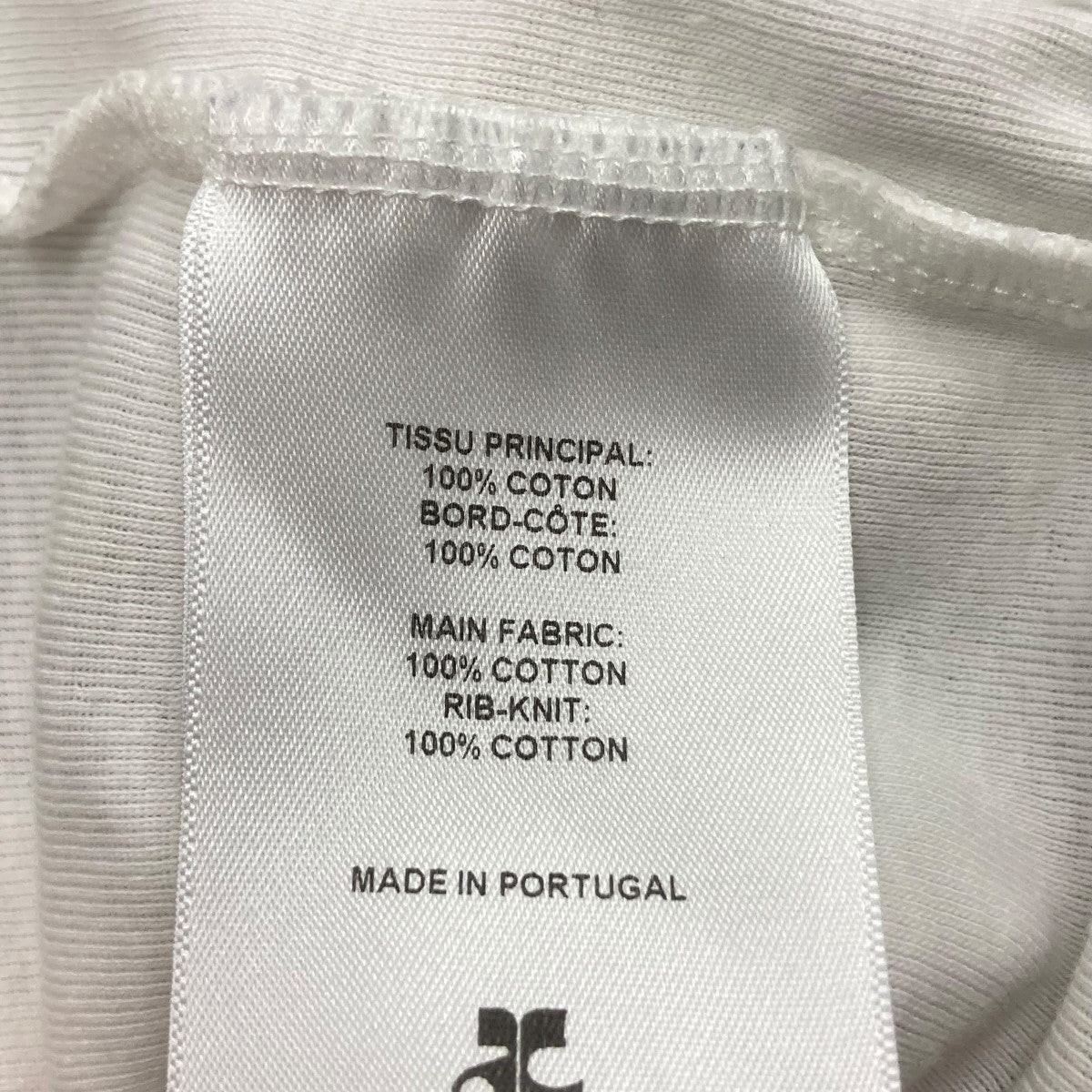 Drawer - お纏め価格です。カットソー　タンク　ホワイトグレー Courreges クレージュ タンクトップ FITTED TANK TOP
