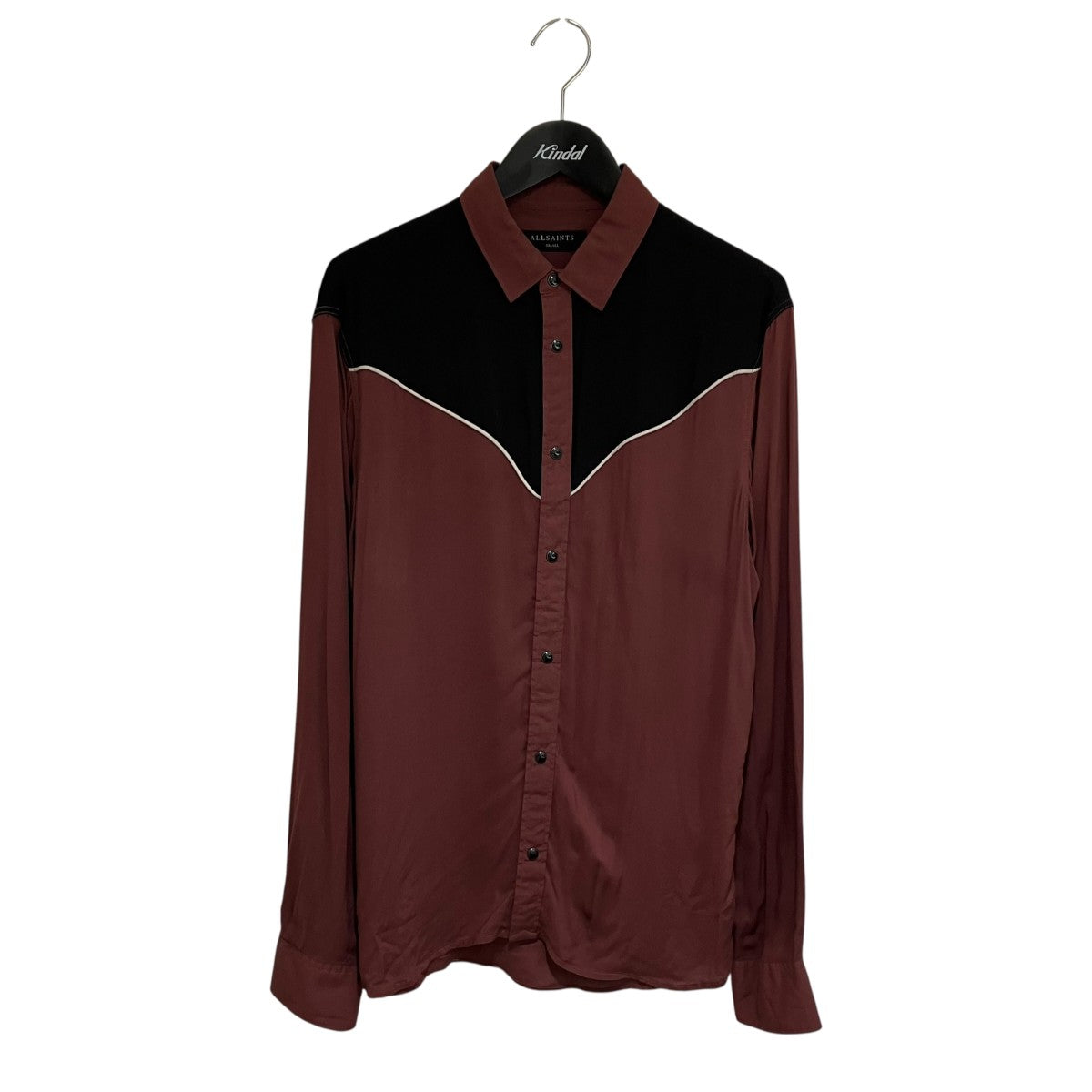 ALL SAINTS 切替シャツAS62375 古着・中古-1枚目のアイテム画像
