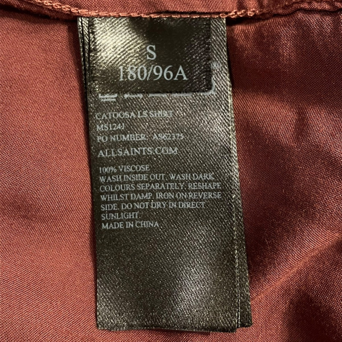 ALL SAINTS 切替シャツAS62375 古着・中古-5枚目のアイテム画像