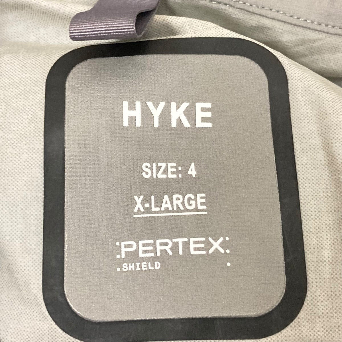 HYKE(ハイク) 24SSPERTEX WEP JACKETナイロンジップアップジャケット