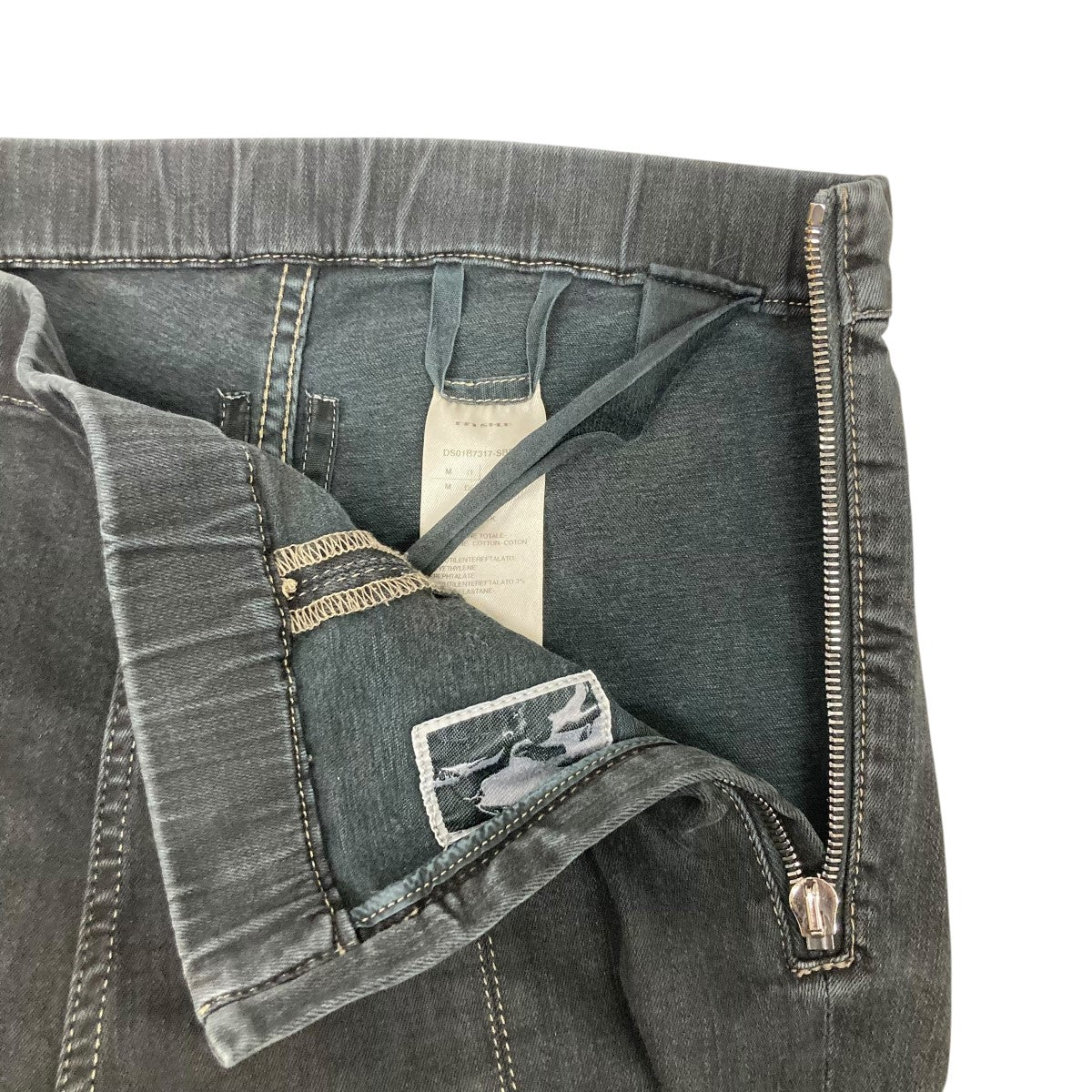 DRKSHDW フロントスリットコーティングデニムパンツDS01B7317-SBB 古着・中古-3枚目のアイテム画像
