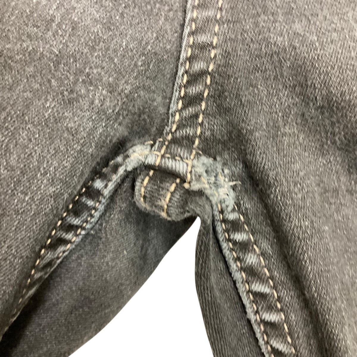 DRKSHDW フロントスリットコーティングデニムパンツDS01B7317-SBB 古着・中古-6枚目のアイテム画像