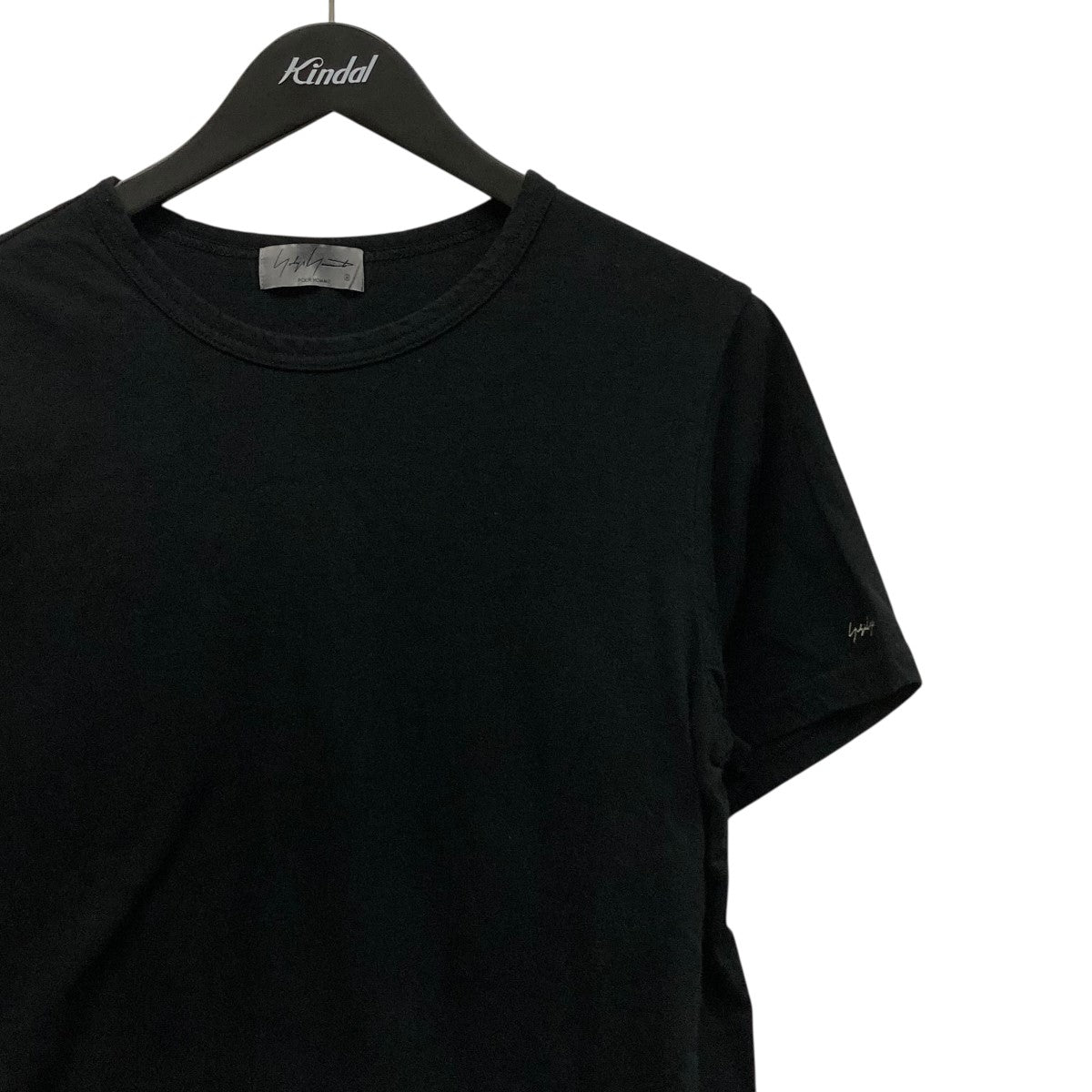 ヨウジヤマモト ファム 21SS リーフプリントロングスリーブTシャツ Yohji Yamamoto POUR HOMME 「山本耀司×美人画」プリントBIG