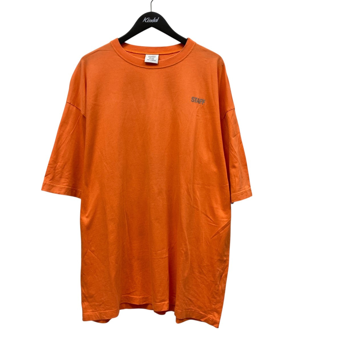 VETEMENTS(ヴェトモン) STAFF REFLECTOR TEEリフレクターロゴT