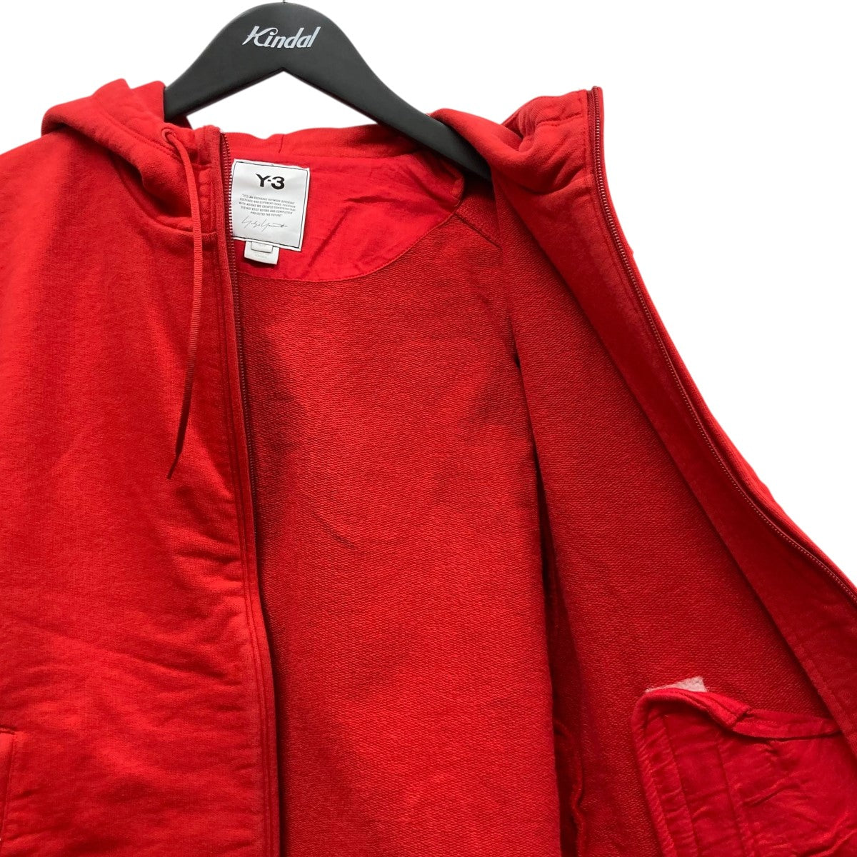 Y-3(ワイスリー) ジップアップパーカーGK4482 GK4482 レッド