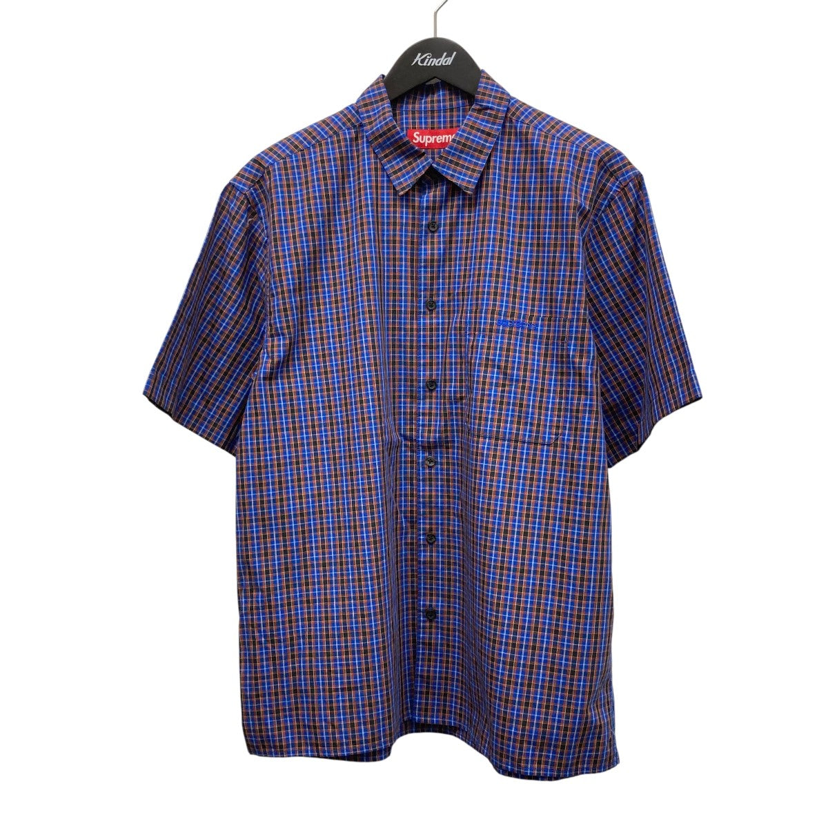 Supreme 25SSMini Plaid S S Shirt半袖チェックシャツ 古着・中古-1枚目のアイテム画像