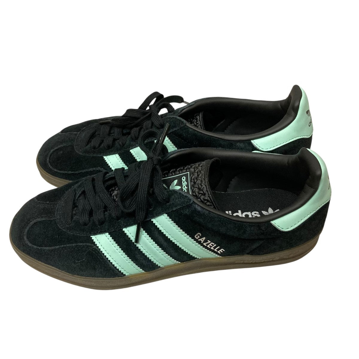 adidas(アディダス) GAZELLE INDOOR CORE BLACK CLEAR MINT GUM