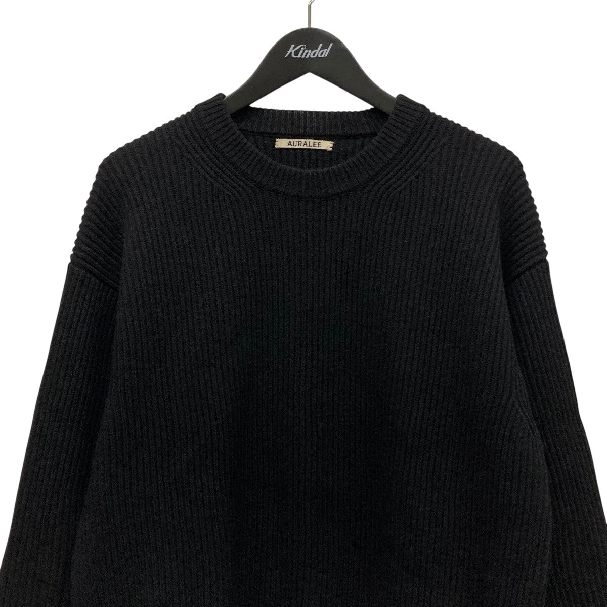 AURALEE(オーラリー) 22AWSUPER FINE WOOL RIB KNIT BIG PO