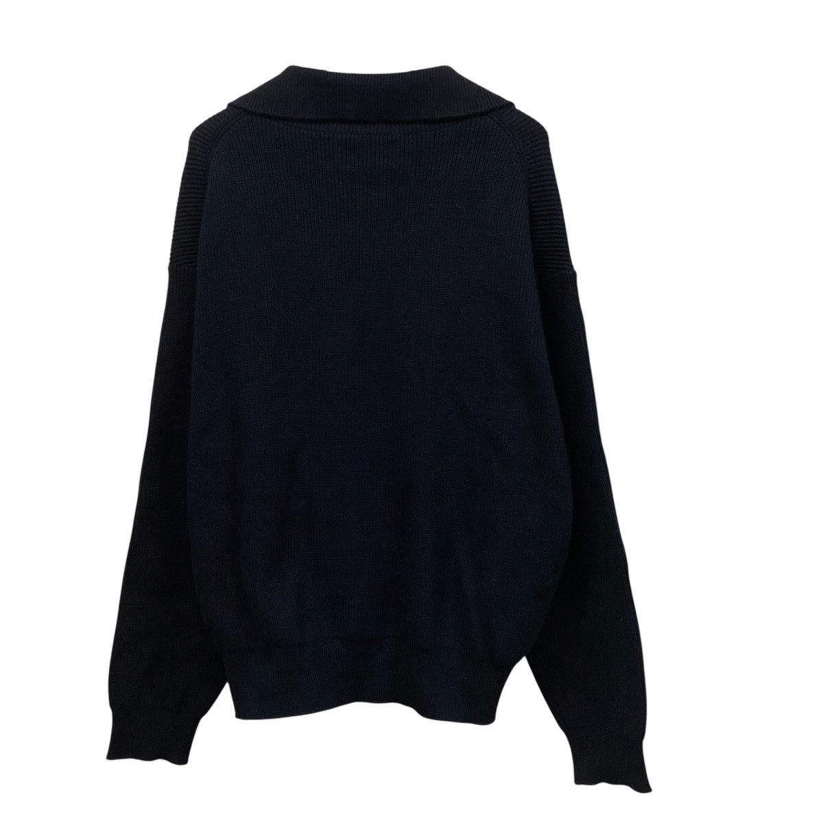 YOKE(ヨーク) 3 4 FRONT ZIP HIGHNECK RIB SWEATERジップニット