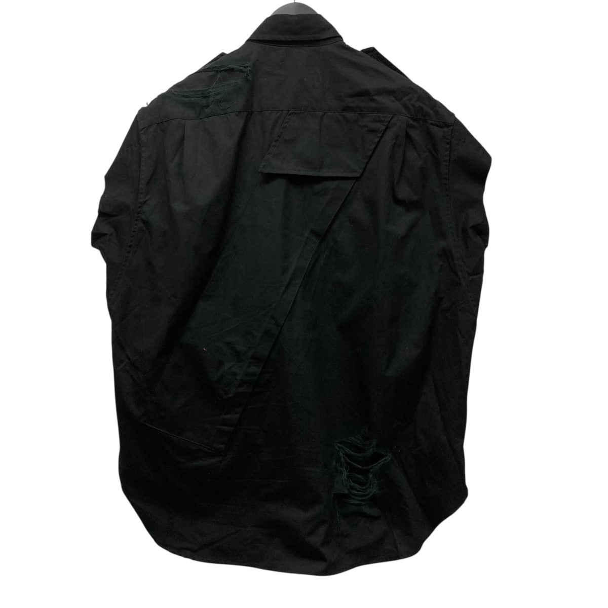 TAKAHIROMIYASHITA TheSoloIst． 24SScut off sleeve photographer shirtsダメージ加工ノースリーブシャツss.0004aSS24 古着・中古-2枚目のアイテム画像