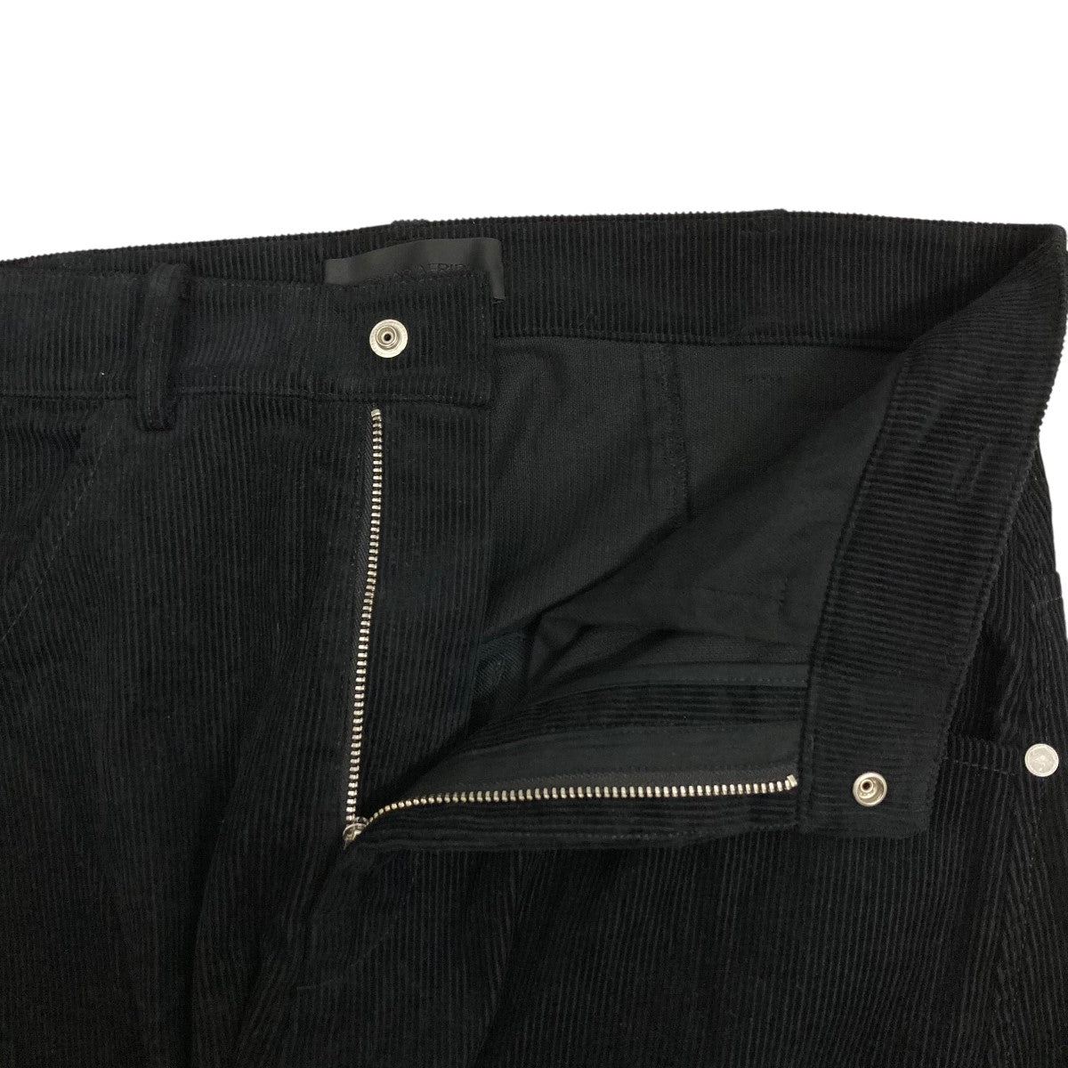 OMAR AFRIDI ブラック ハーフパンツ 46 ショーツ Omar Afridi(オマールアフリディ) 25SSコーデデュロイハーフ