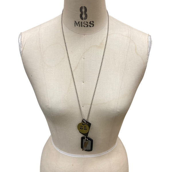 Maison Margiela(メゾンマルジェラ) ドックタグネックレス シルバー