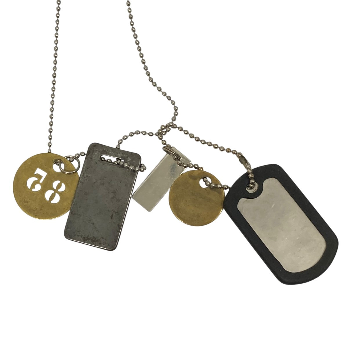 Maison Margiela(メゾンマルジェラ) ドックタグネックレス シルバー