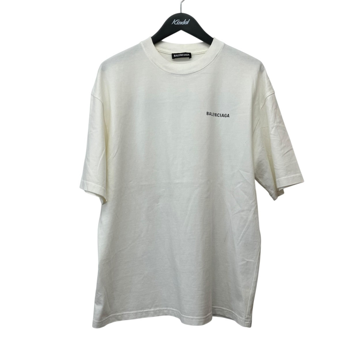 BALENCIAGA バックロゴプリントTシャツ612966 TIVG5 古着・中古-1枚目のアイテム画像
