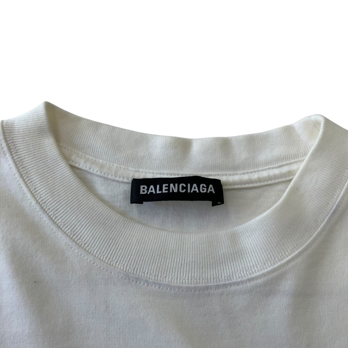 BALENCIAGA バックロゴプリントTシャツ612966 TIVG5 古着・中古-5枚目のアイテム画像