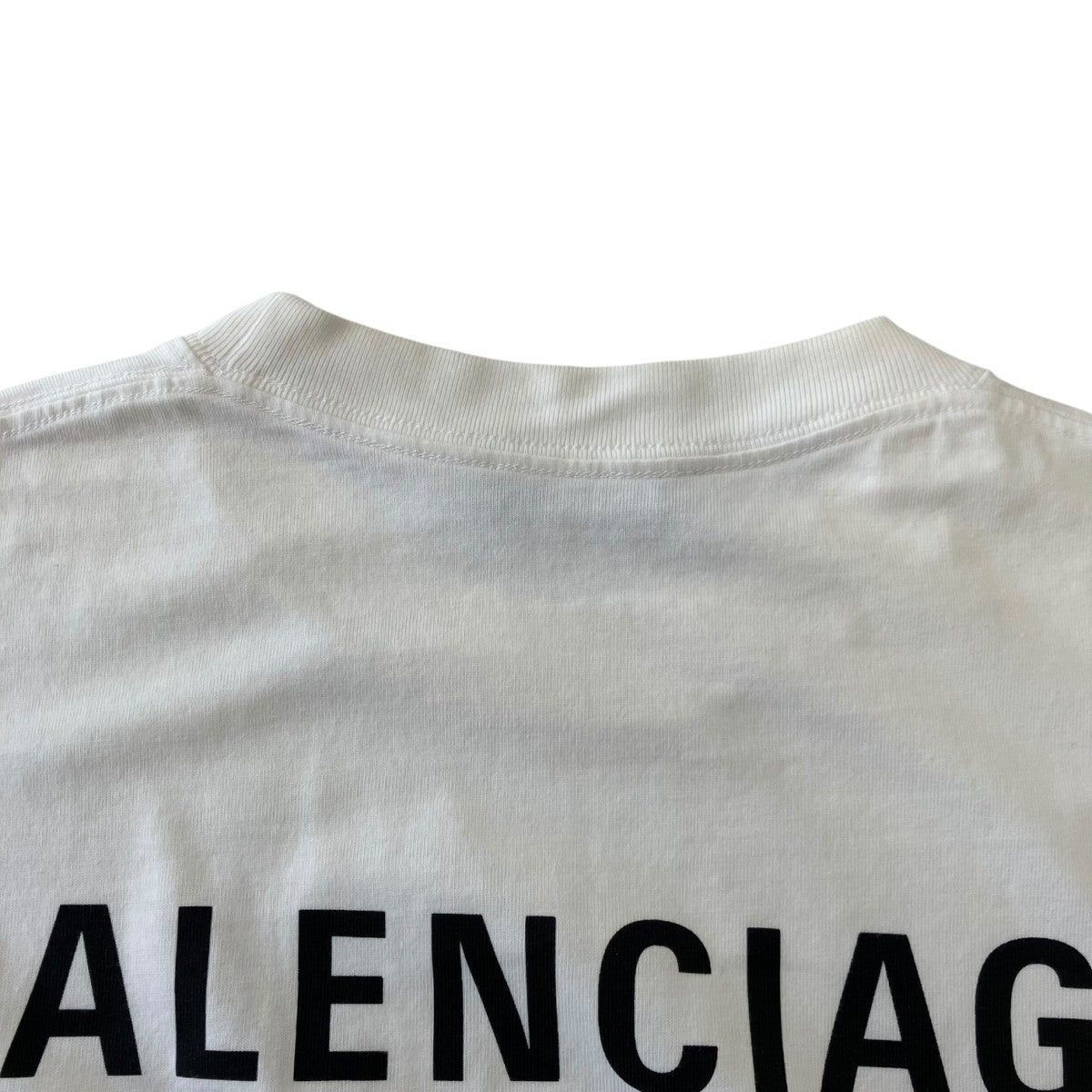BALENCIAGA バックロゴプリントTシャツ612966 TIVG5 古着・中古-9枚目のアイテム画像