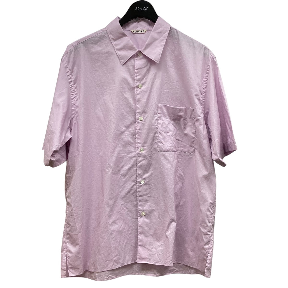 25SS「WASHED FINX TYPEWRITER OPEN COLLAR SHIRT」半袖シャツA25SS03TL