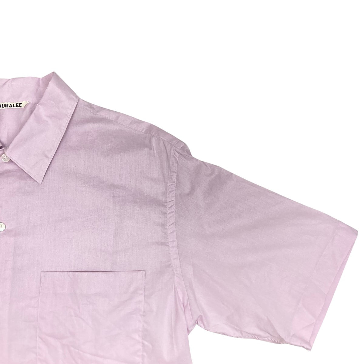 AURALEE(オーラリー) 25SS「WASHED FINX TYPEWRITER OPEN COLLAR