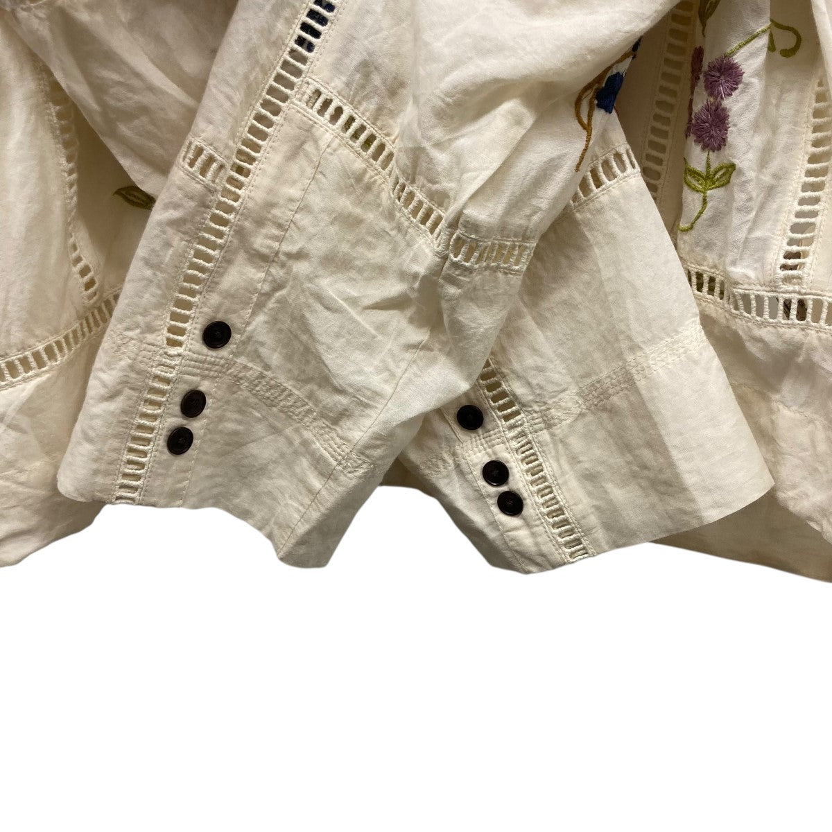 TODAYFUL(トゥデイフル) エンブロイダリーパッチワークシャツ