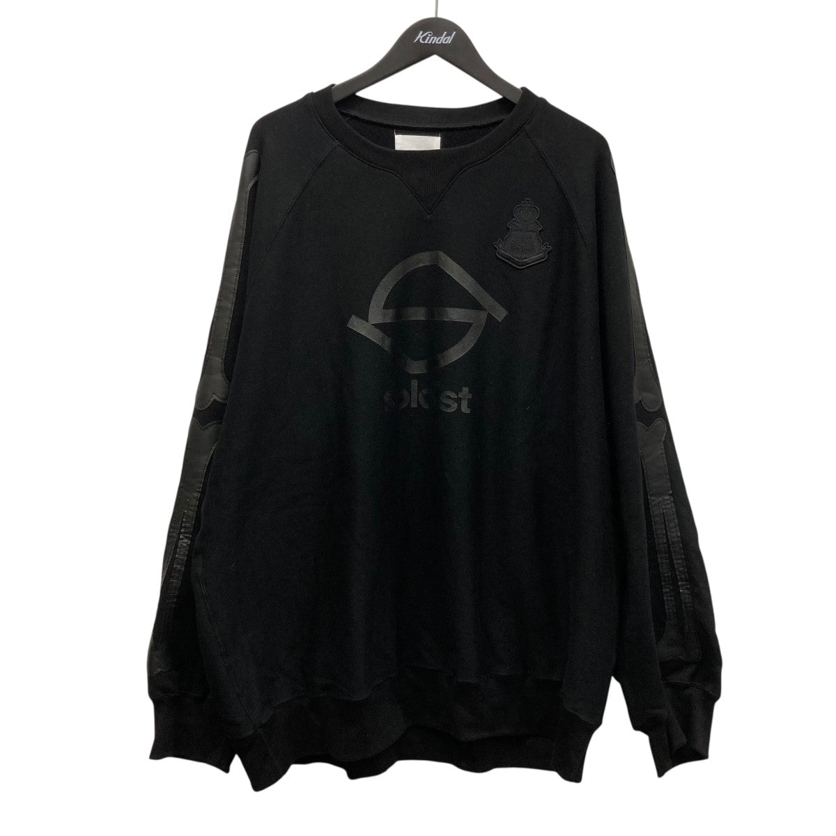 24SSバックガゼットスリーブクルーネックスウェットシャツ0003bss24