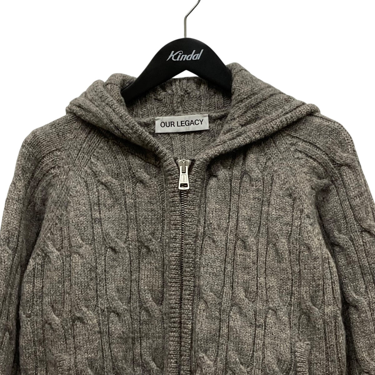OUR LEGACY(アワーレガシー) LEVEL HOODジップアップニットパーカー
