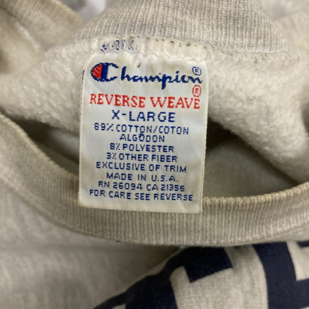 USA製 90s Champion Reverse Weave サイズXL リバースウィーブ