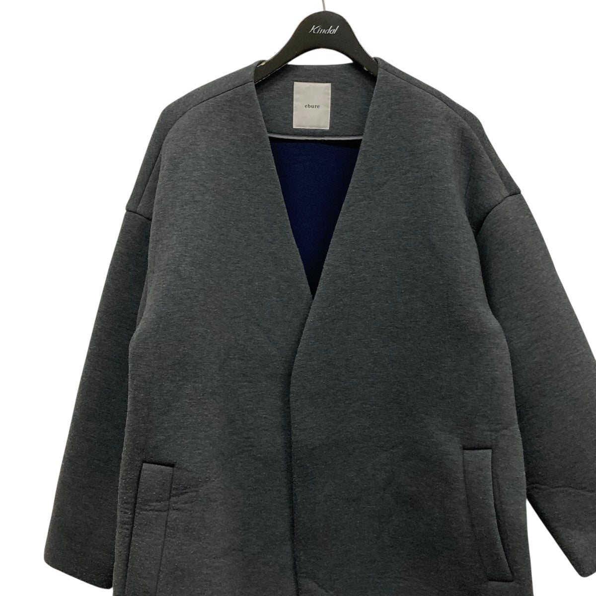 EBURE(エブール) ボンディングノーカラーコート2810200034 3264