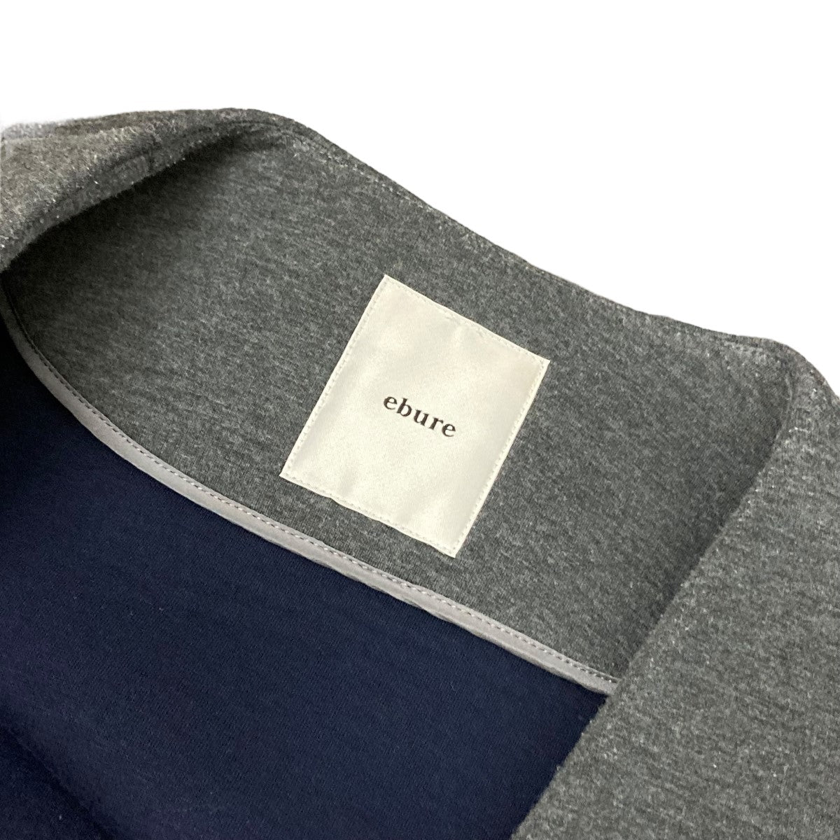 EBURE(エブール) ボンディングノーカラーコート2810200034 3264