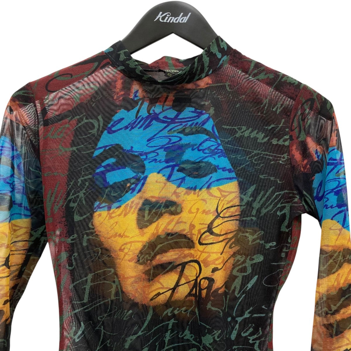 jean paul gaultier ゴルチェ パワーネット　顔柄トップス 中古・古着通販】Jean Paul GAULTIER (ジャンポールゴルチェ