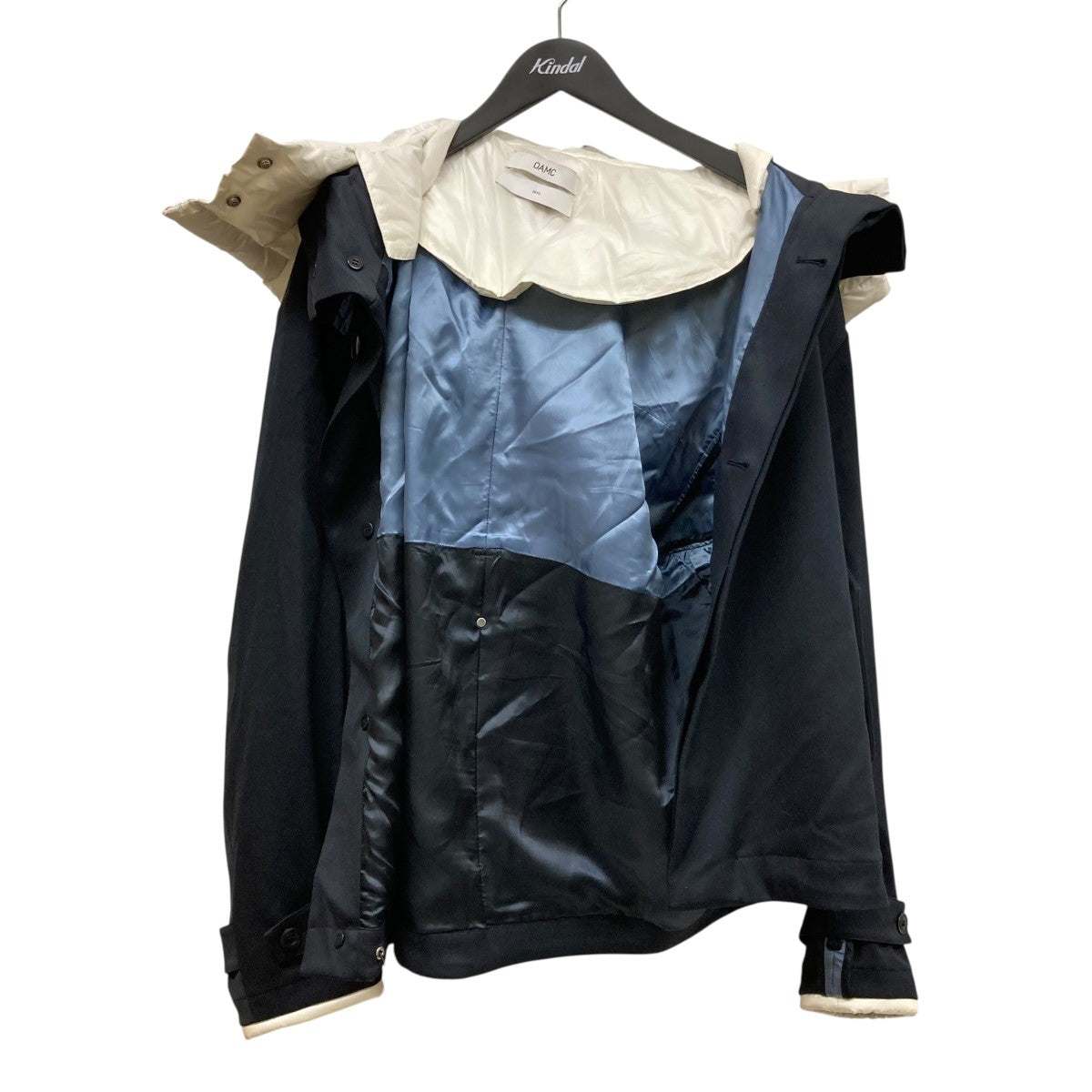 OAMC(オーエーエムシー) フーデッドブルゾン ネイビー サイズ S