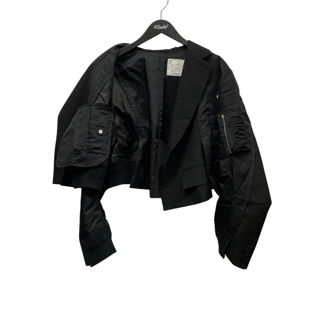 sacai(サカイ) Suiting x Nylon Twill Jacketドッキング