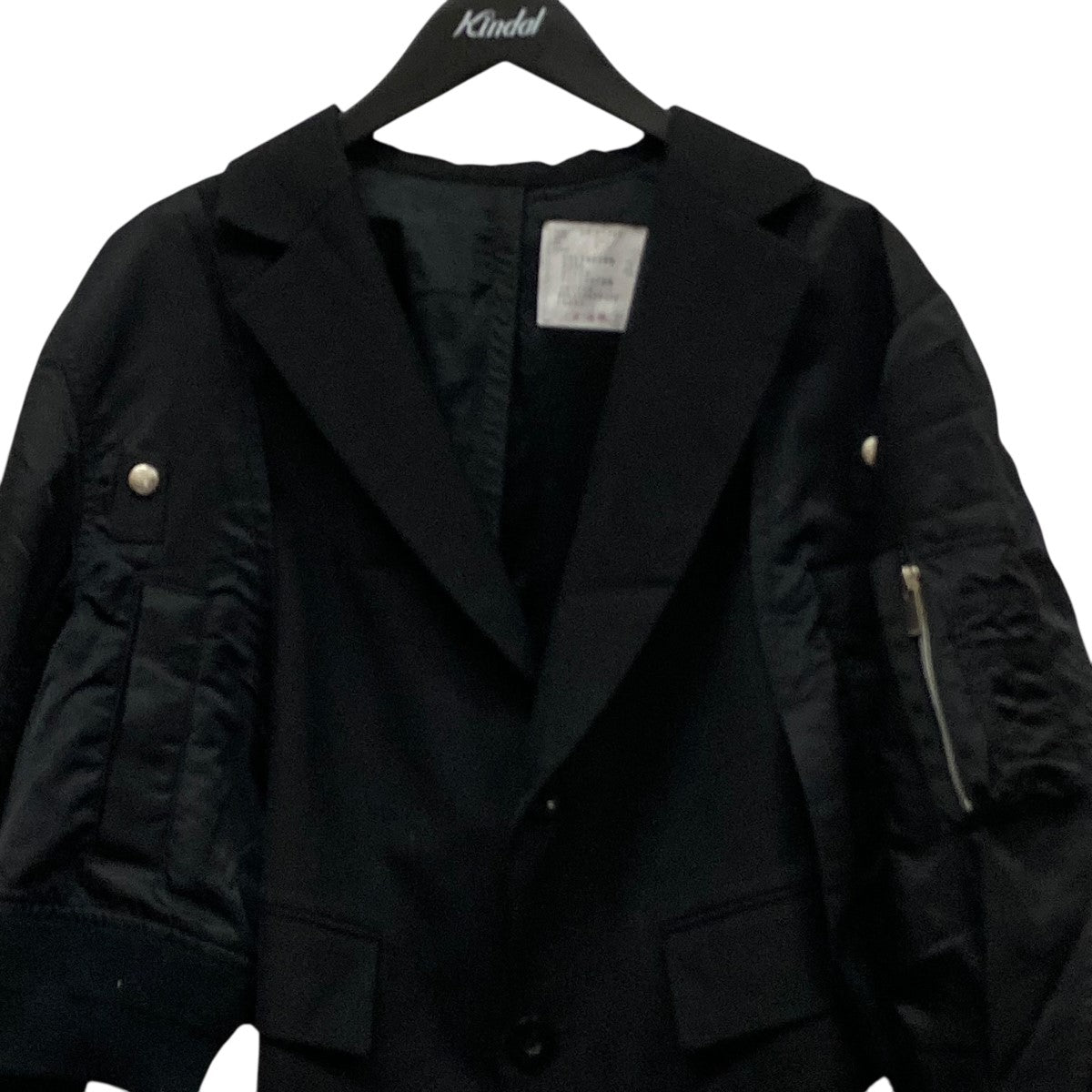 sacaiドッキングジャケット　21-02523M sacai 21-02523M ドッキングMA-1 ミリタリージャケット