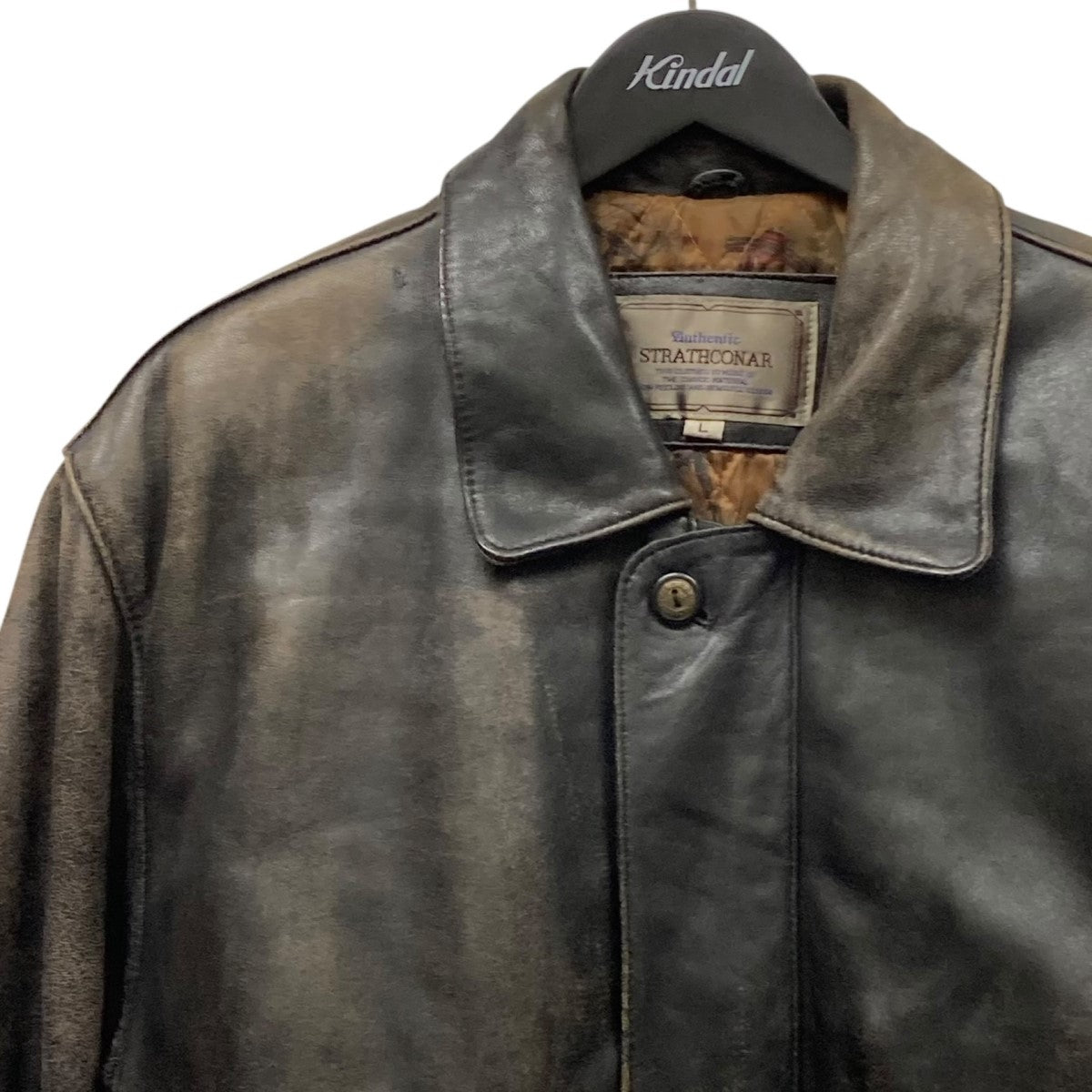 STRATHCONAR(ストラスコナ) レザージャケット ブラック サイズ L