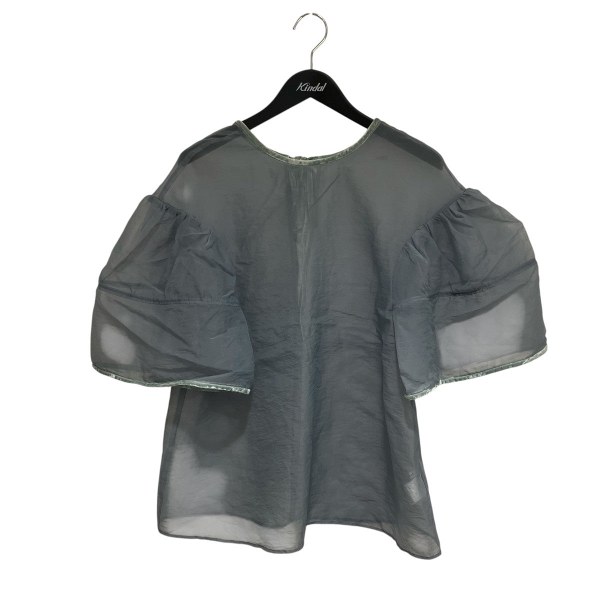 CLANE シースルーブラウス17122-4192 VELOR PIPNIG SHEER BLOUSE 古着・中古-1枚目のアイテム画像