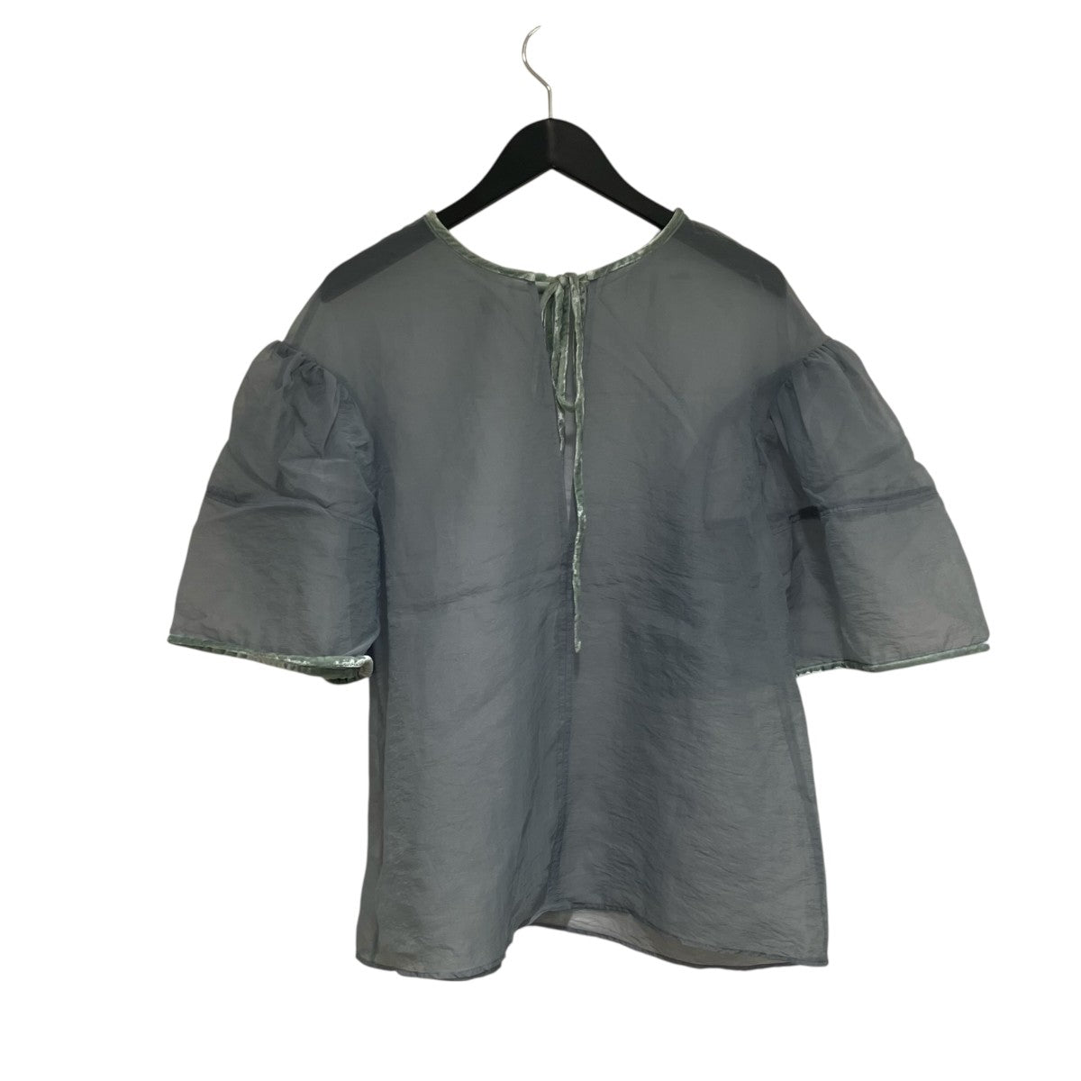CLANE シースルーブラウス17122-4192 VELOR PIPNIG SHEER BLOUSE 古着・中古-2枚目のアイテム画像