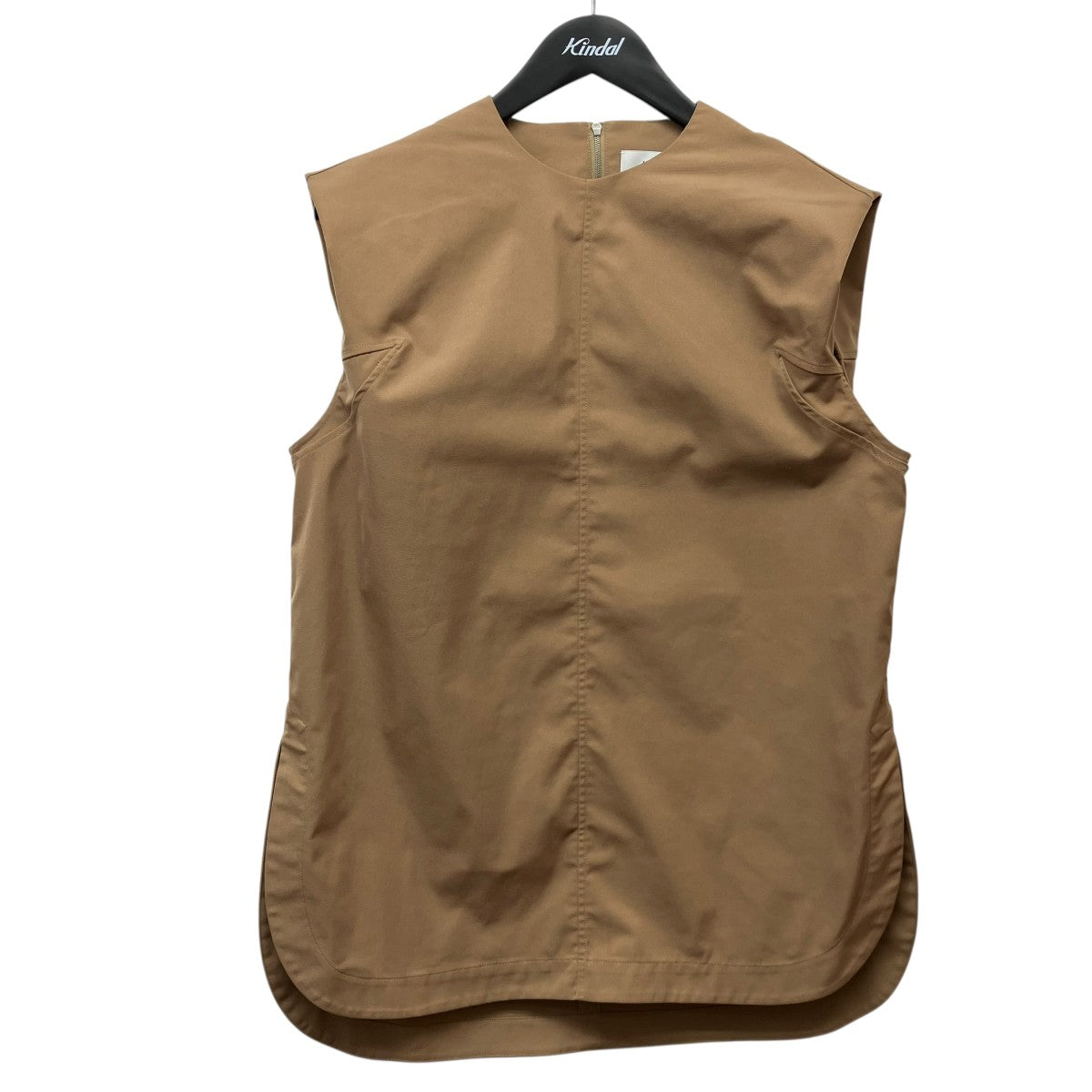 HYKE TASLAN TWILL SLEEVELESS TOPノースリーブブラウス241-15221 古着・中古-1枚目のアイテム画像