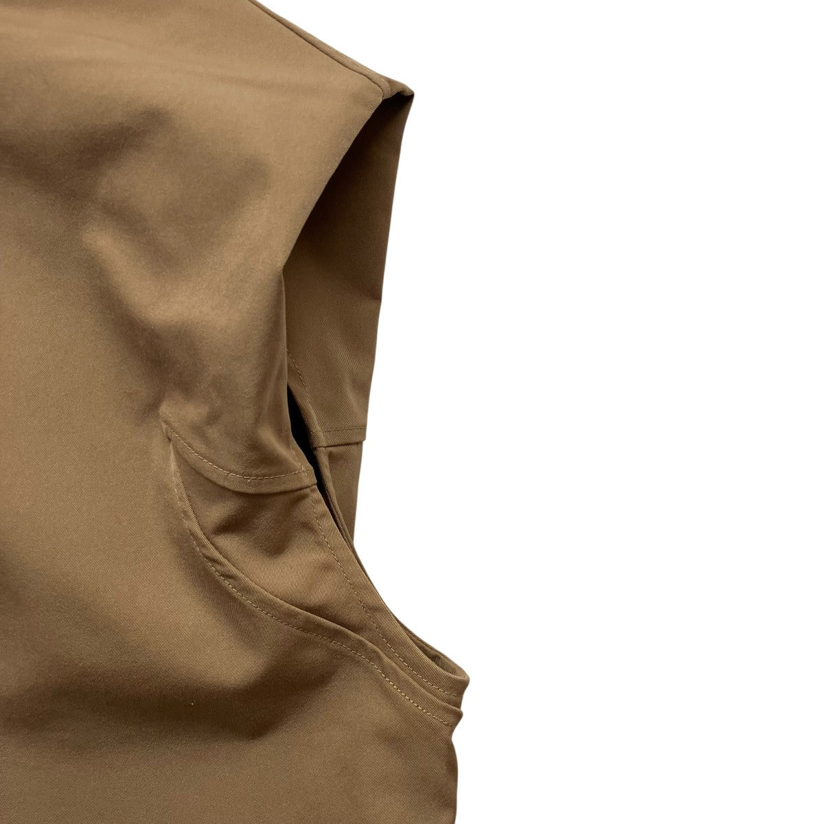 HYKE TASLAN TWILL SLEEVELESS TOPノースリーブブラウス241-15221 古着・中古-5枚目のアイテム画像